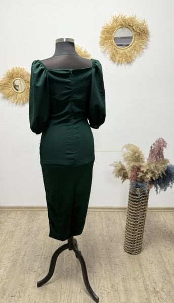 İnci detayli Elbise