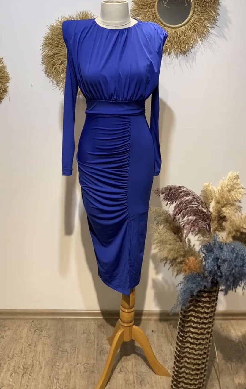 Sandy kumaş Elbise