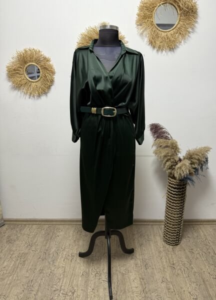 Saten anvelop Elbise