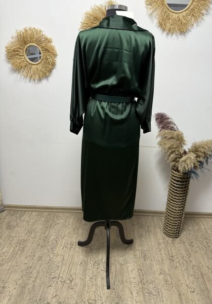 Saten anvelop Elbise